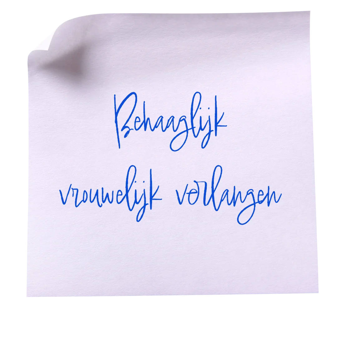 Behaaglijk vrouwelijk verlangen