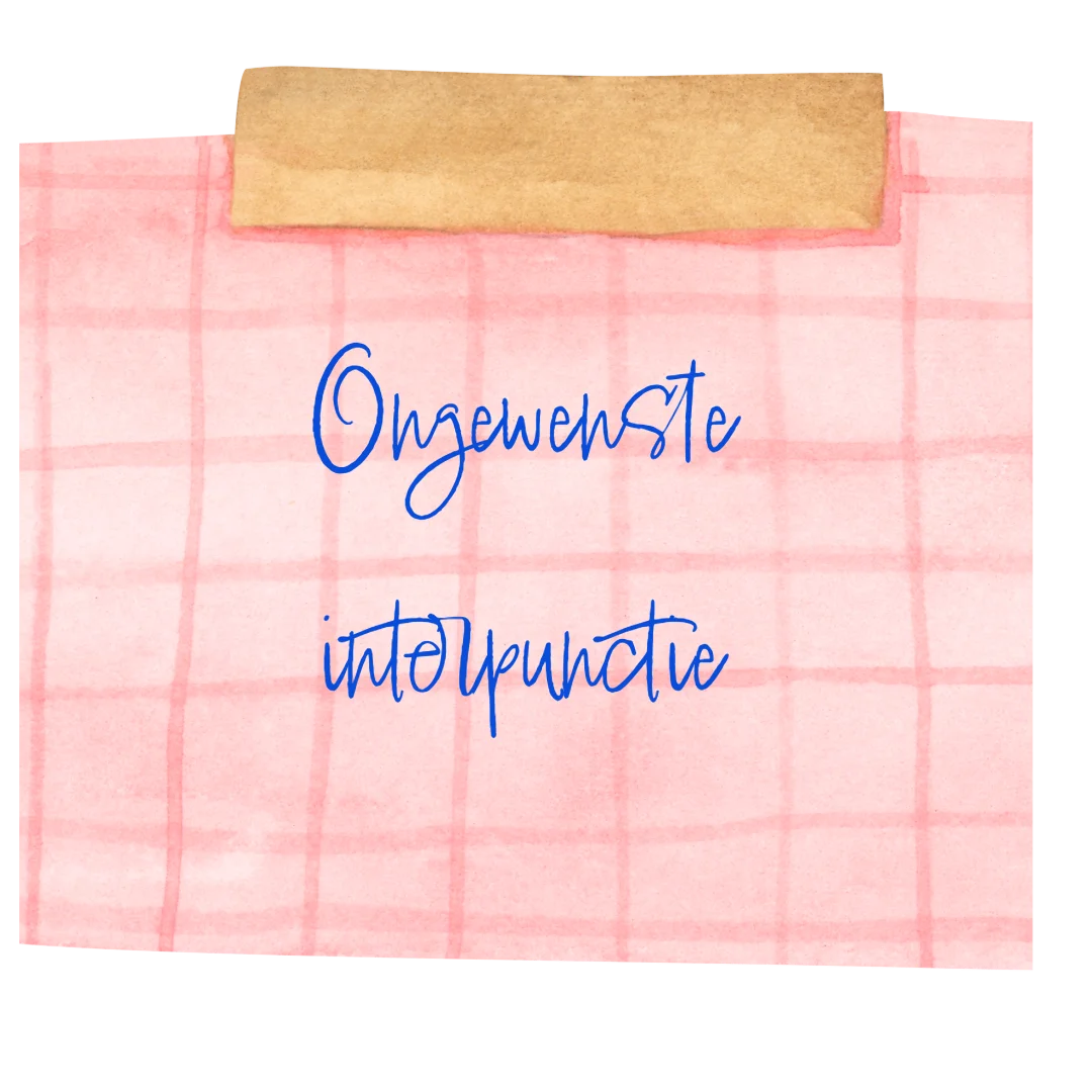 Ongewenste interpunctie